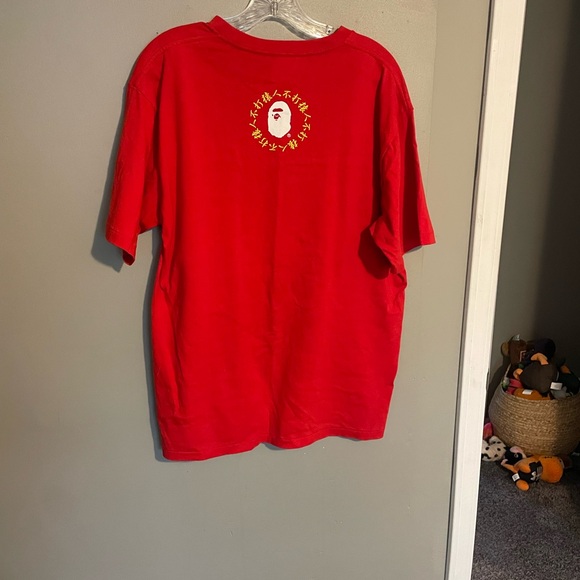 BAPE Red Men’s Tshirt - Picture 4 of 6